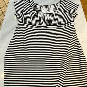 Cute striped dress thick material clean